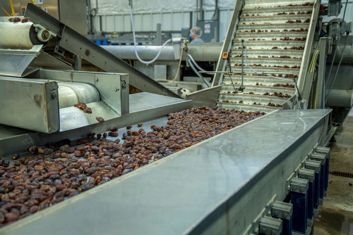 Línea de proceso de alimentos en acero inoxidable